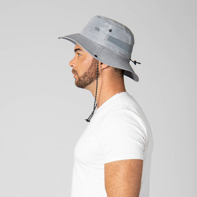 OUTDOOR - Outdoor Boonie Hat With Neck Flap And Adjustable Chin Cord