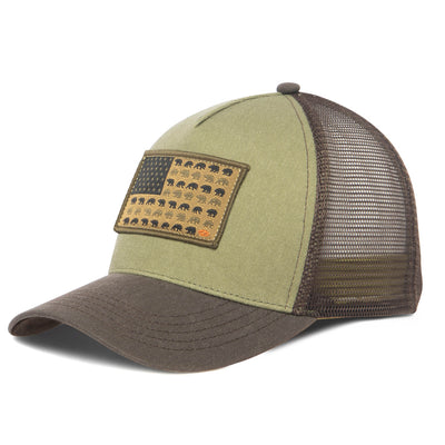 Heritage Line - Mens Americana Trucker Hat-Trucker-San Diego Hat Company