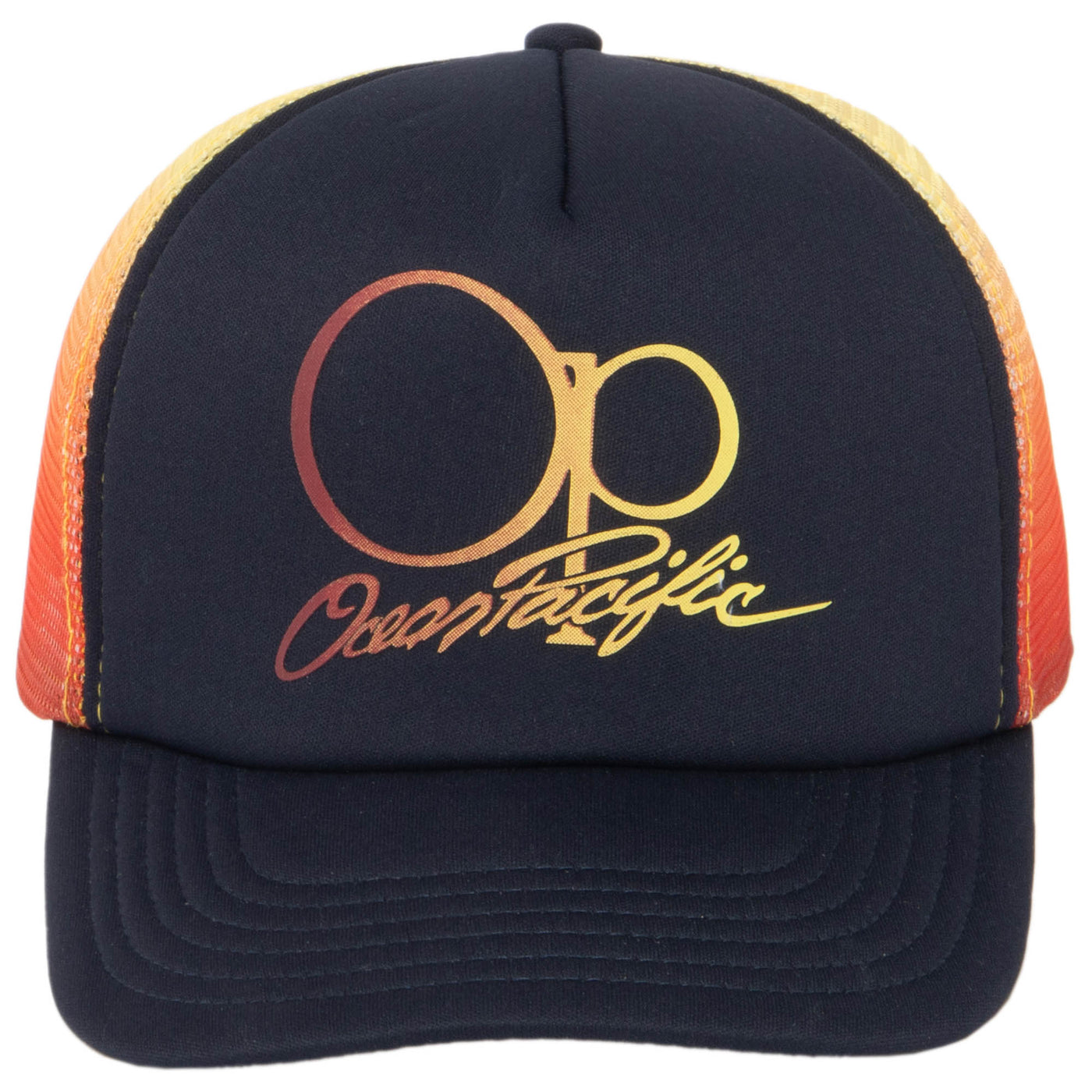 Ocean Pacific - 5 Panel Trucker Hat with Ombre Mesh Panels-Trucker-San Diego Hat Company