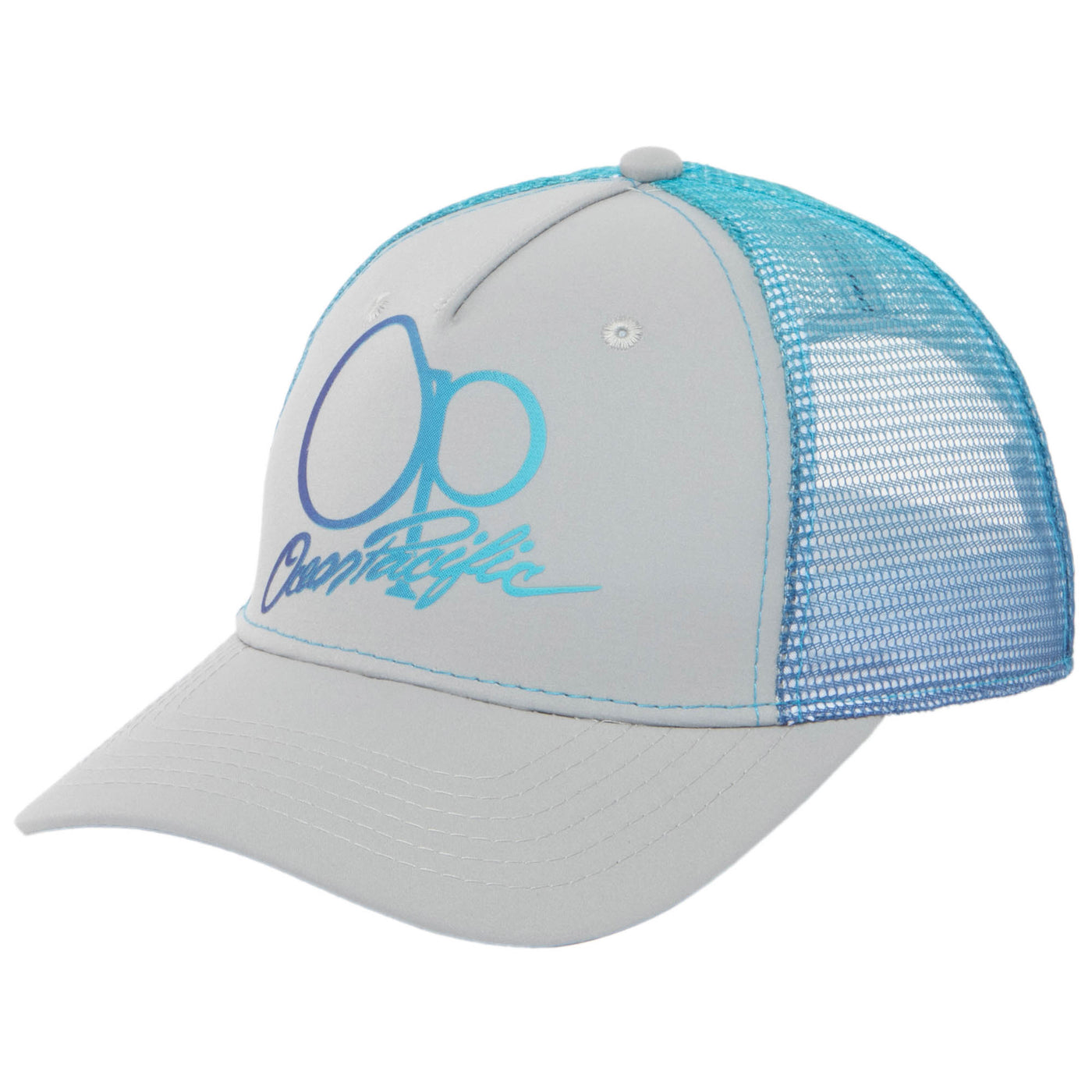 Ocean Pacific - 5 Panel Trucker Hat with Blue Mesh-Trucker-San Diego Hat Company