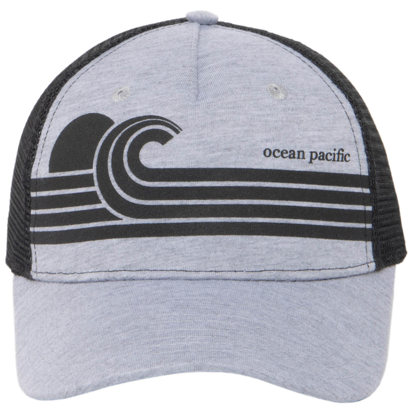 Ocean Pacific - 5 Panel Trucker Hat with Wave Print-Trucker-San Diego Hat Company