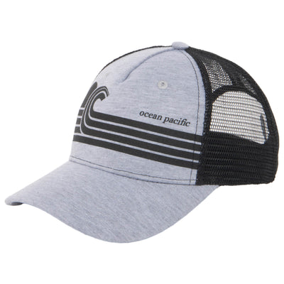 Ocean Pacific - 5 Panel Trucker Hat with Wave Print-Trucker-San Diego Hat Company