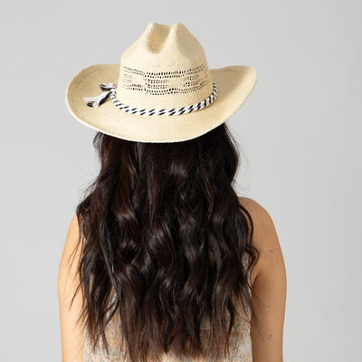 COWBOY - Women's Woven Cowboy With 2 Tone Cotton Band