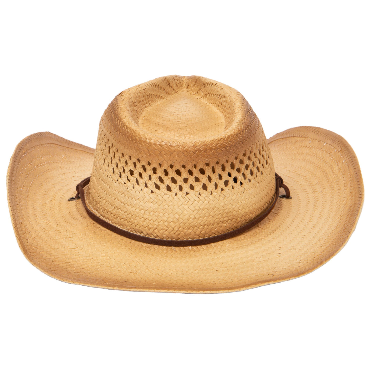 COWBOY - Mens Woven Paper Cowboy Hat With Ventilation