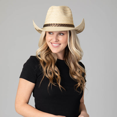 Storm - Women's Pinched Crown Cowboy-COWBOY-San Diego Hat Company