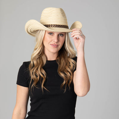 Storm - Women's Pinched Crown Cowboy-COWBOY-San Diego Hat Company