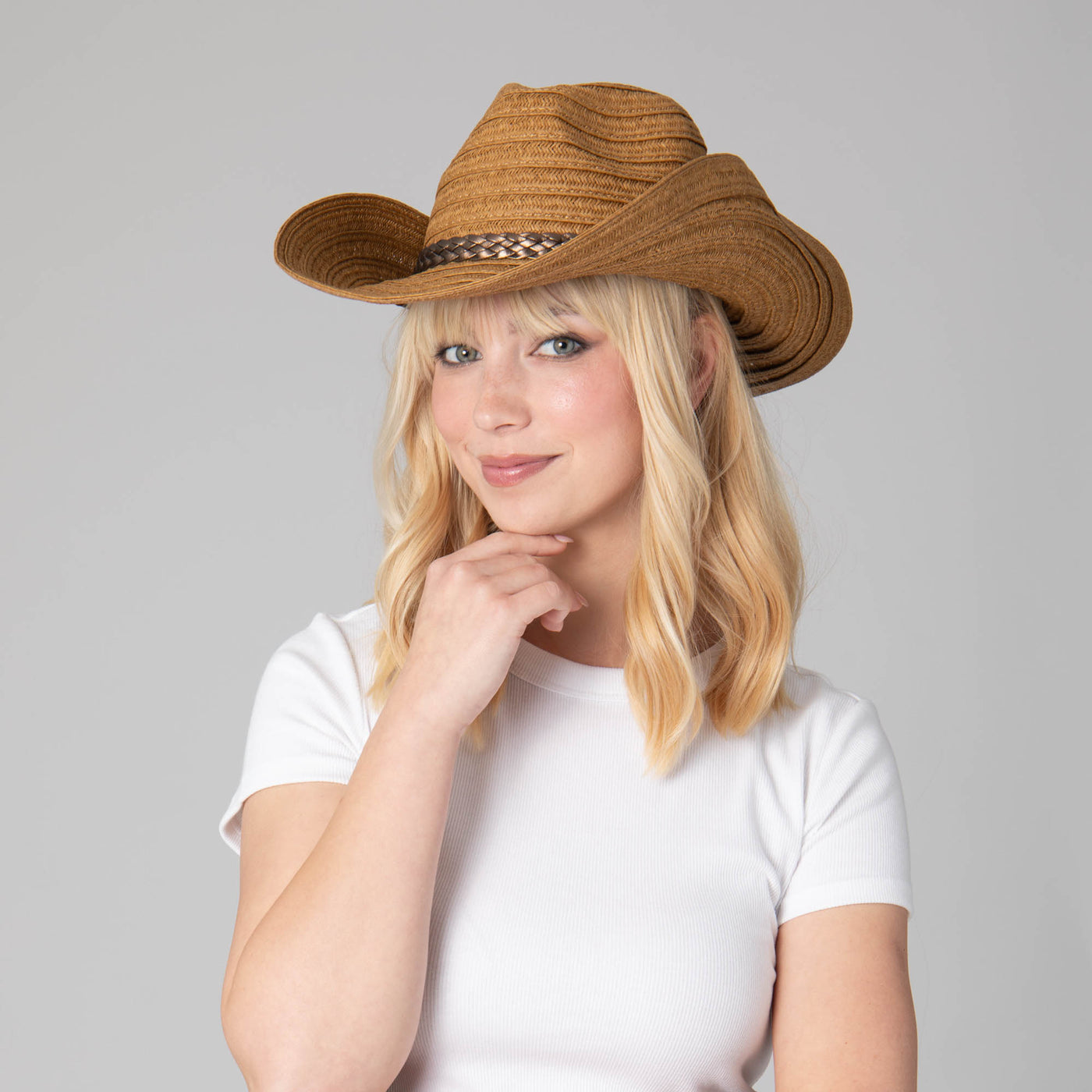 Storm - Women's Pinched Crown Cowboy-COWBOY-San Diego Hat Company