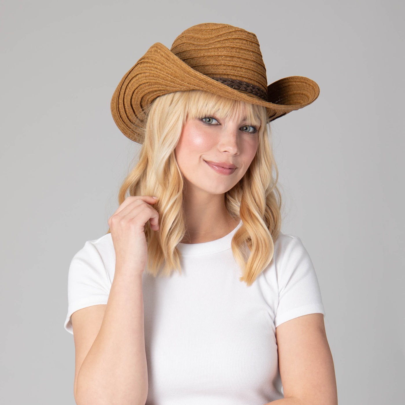 Storm - Women's Pinched Crown Cowboy-COWBOY-San Diego Hat Company