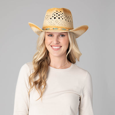 Kaia Women's Pinched Crown Cowboy-COWBOY-San Diego Hat Company