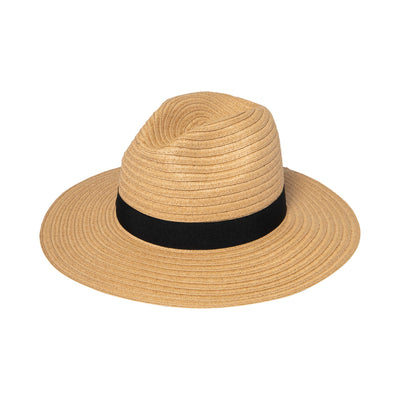 FEDORA - Women's Paper Braided Fedora With A Bow Band