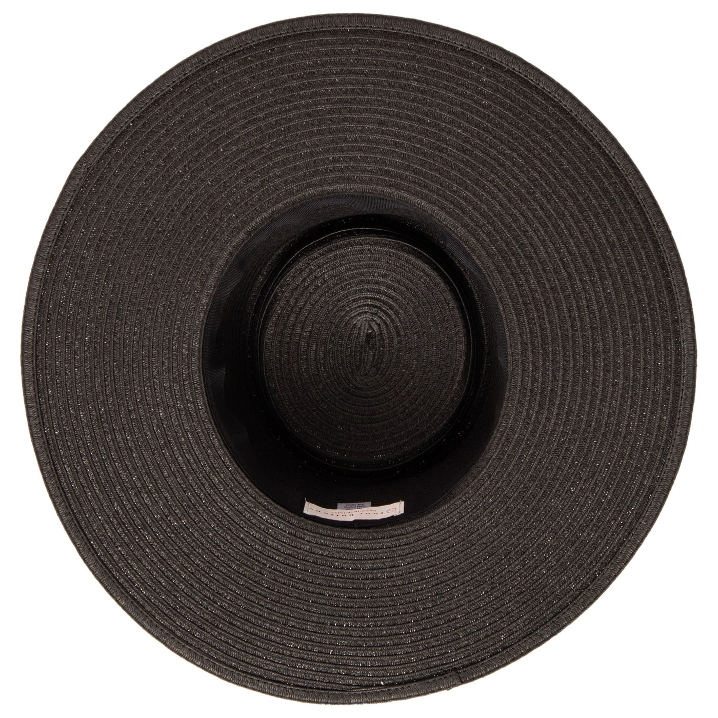 SUN BRIM - Women's Large Brim Oval Crown Boater