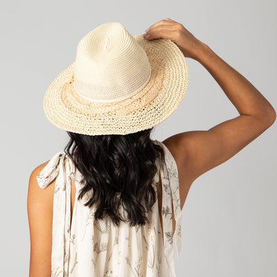 FEDORA - Flora Mixed Braid Fedora