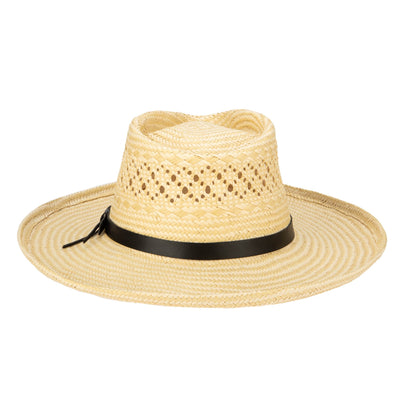 GAMBLER - Women's Woven Paper Gambler With Studded Band