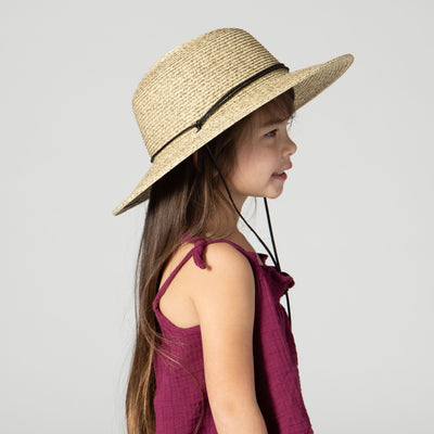 FLOPPY - 4-8 Year Kid's Sun Hat With Chin Strap