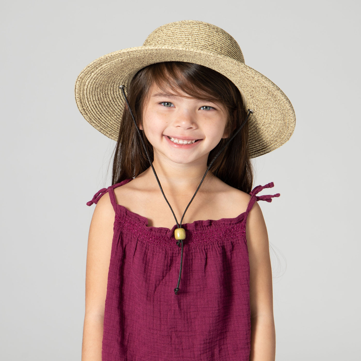 FLOPPY - 4-8 Year Kid's Sun Hat With Chin Strap