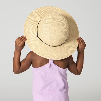 FLOPPY - 4-8 Year Kid's Sun Hat With Chin Strap