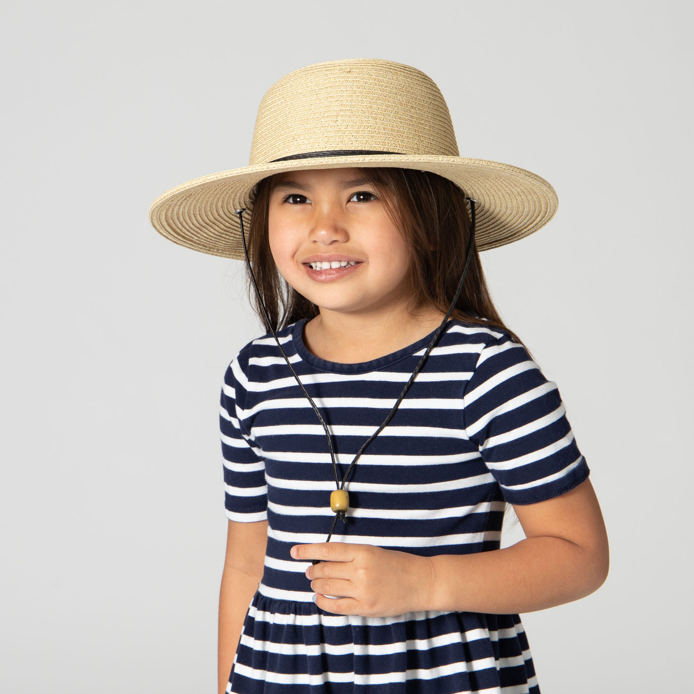 FLOPPY - 4-8 Year Kid's Sun Hat With Chin Strap