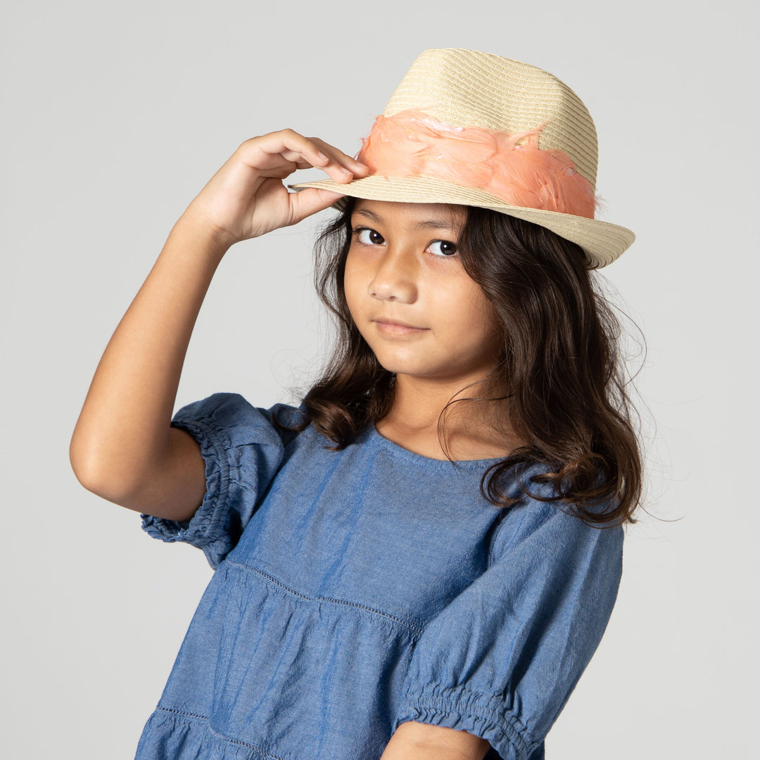 Kid Paper Braid Fedora – San Diego Hat Company