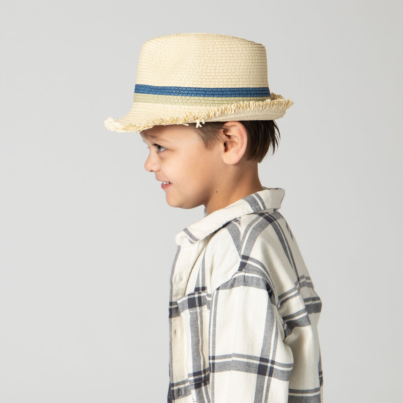FEDORA - 5-7 Year Old Kid Woven Paperbraid Fedora