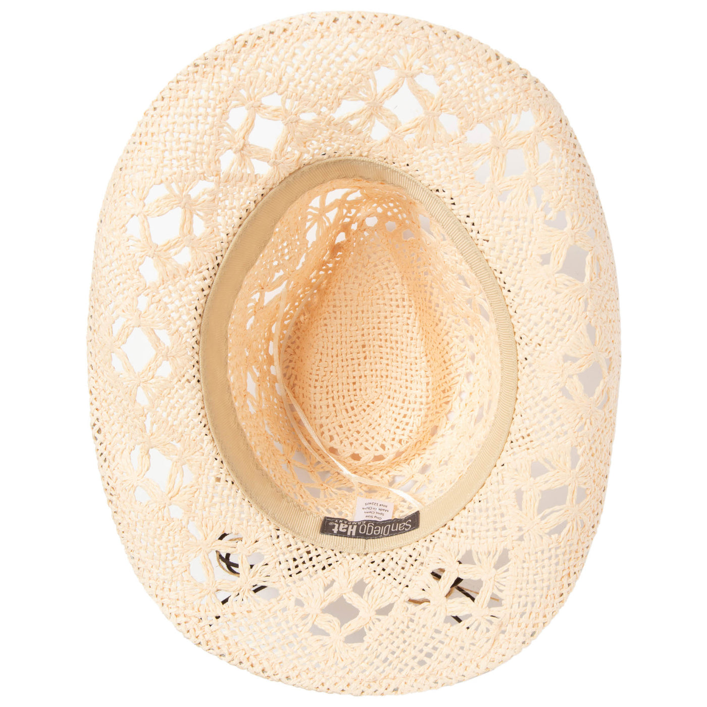 Kids Open Paper Weave Cowboy Hat-COWBOY-San Diego Hat Company