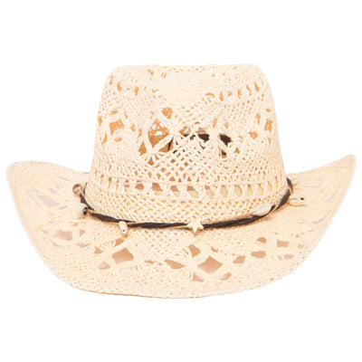 Kids Open Paper Weave Cowboy Hat-COWBOY-San Diego Hat Company