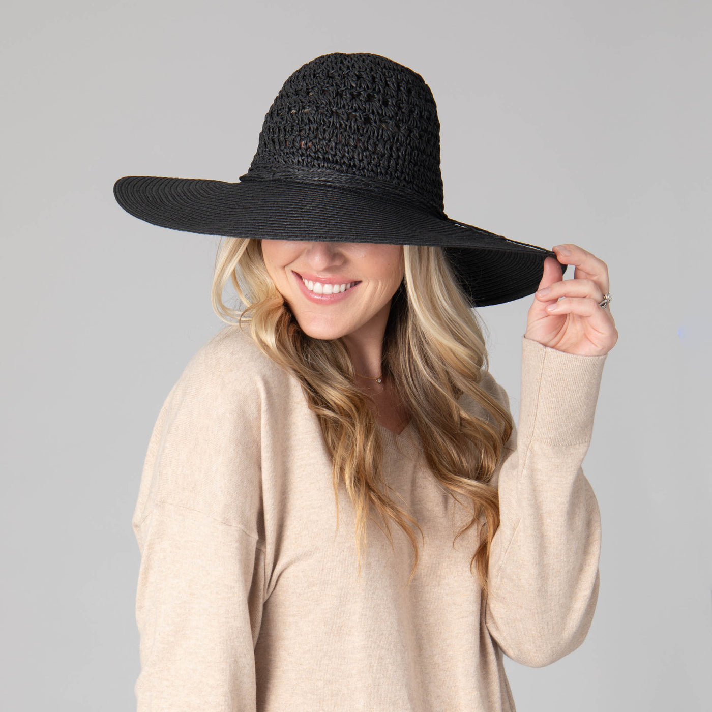 Women's Wide Brim Floppy Hat-FLOPPY-San Diego Hat Company