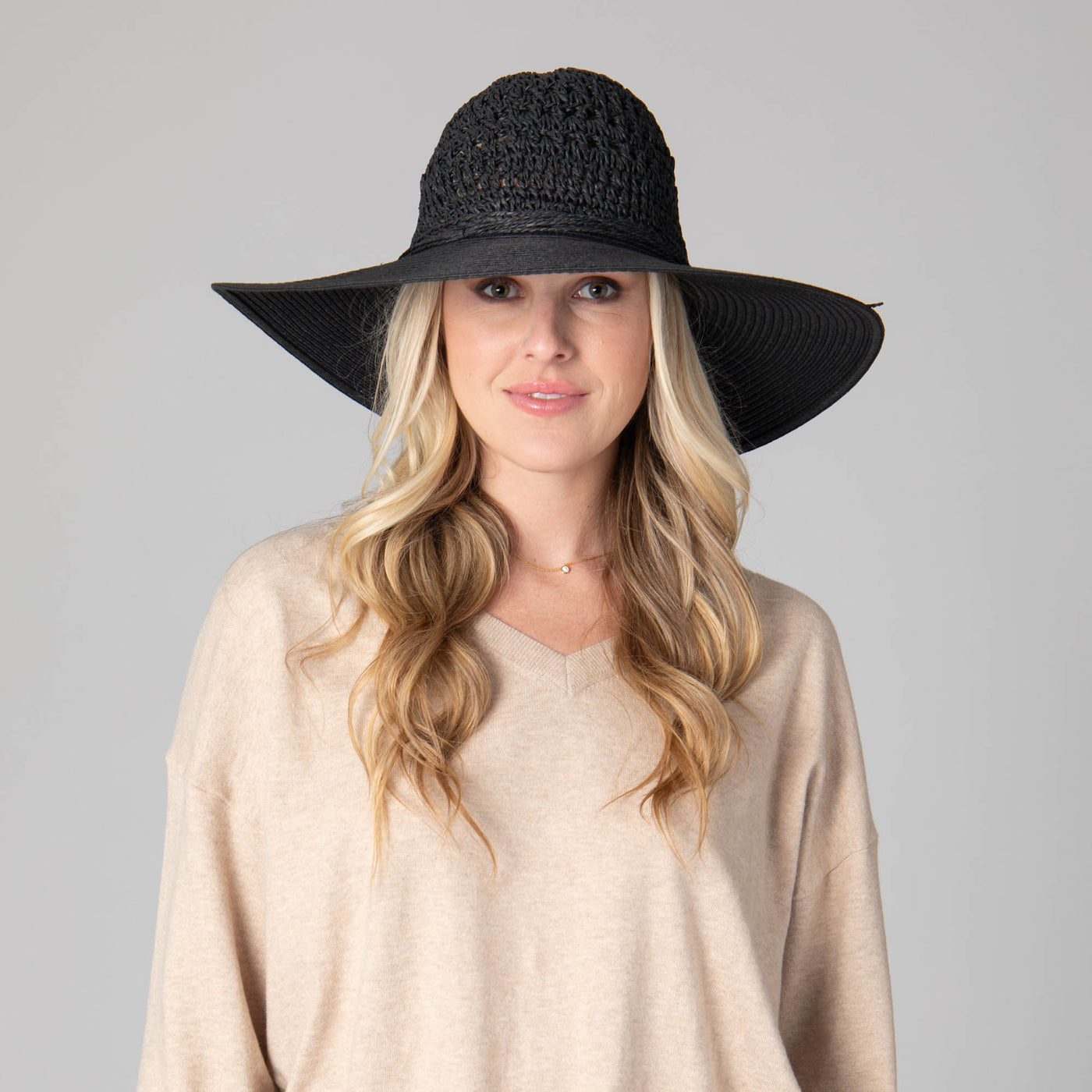 Women's Wide Brim Floppy Hat-FLOPPY-San Diego Hat Company