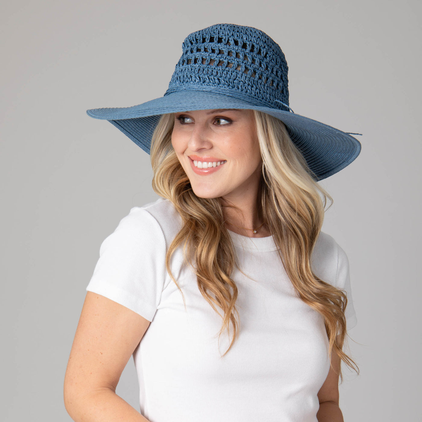 Women's Wide Brim Floppy Hat-FLOPPY-San Diego Hat Company