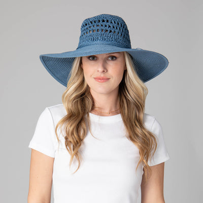 Women's Wide Brim Floppy Hat-FLOPPY-San Diego Hat Company