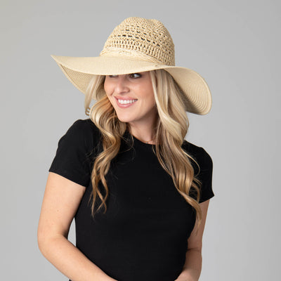 Women's Wide Brim Floppy Hat-FLOPPY-San Diego Hat Company