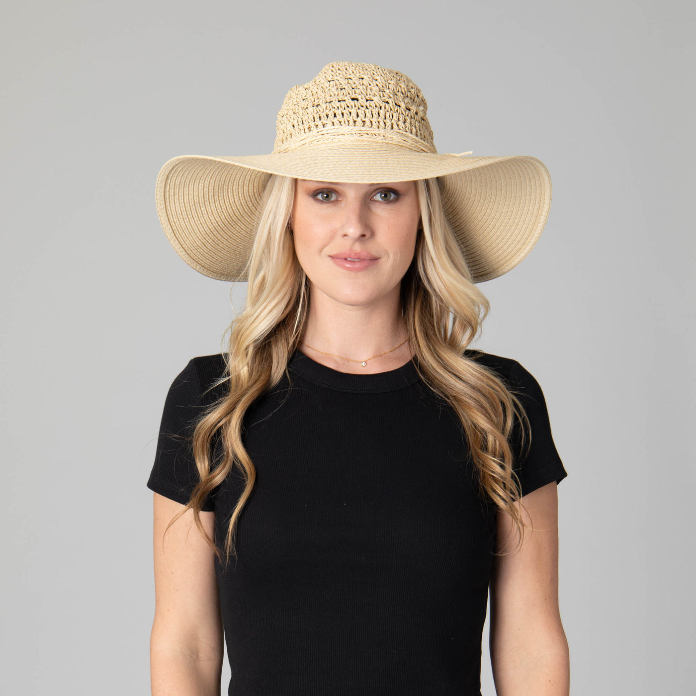 Women's Wide Brim Floppy Hat-FLOPPY-San Diego Hat Company