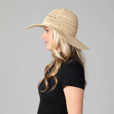 Women's Wide Brim Floppy Hat-FLOPPY-San Diego Hat Company