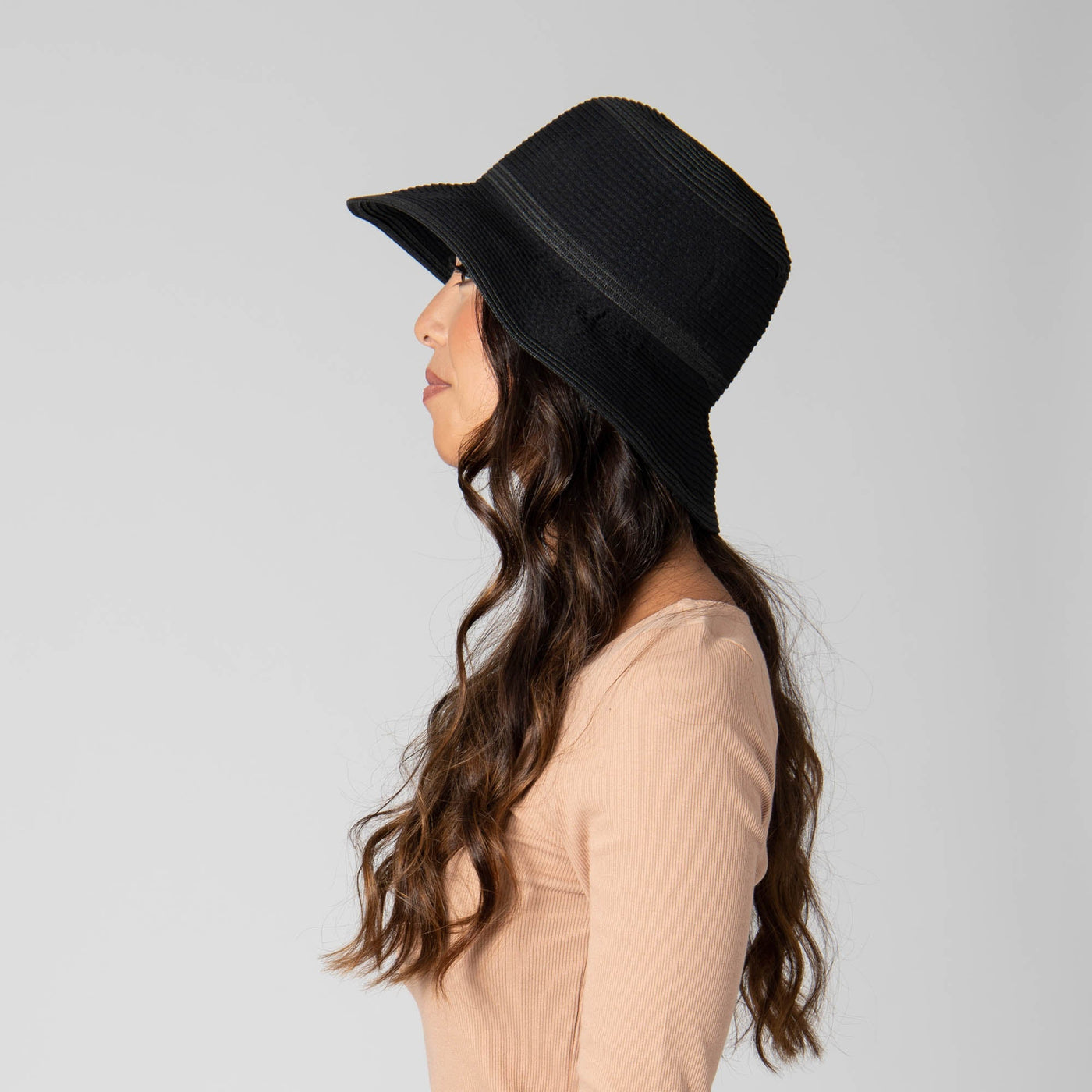 RIBBON - Women's Ribbon & Braided Bucket Hat