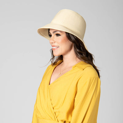 RIBBON - Women's Ribbon & Braided Bucket Hat