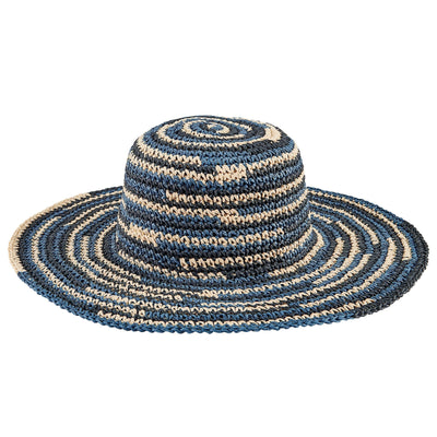 SUN BRIM - Women's Space Dye Crochet Sun Hat (PBM3021)