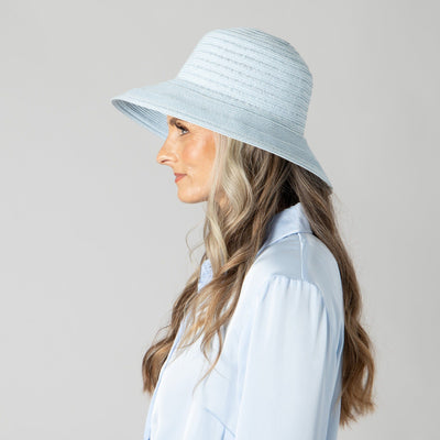 SUN BRIM - Women's Styleable Multi Way Paperbraid Sun Hat