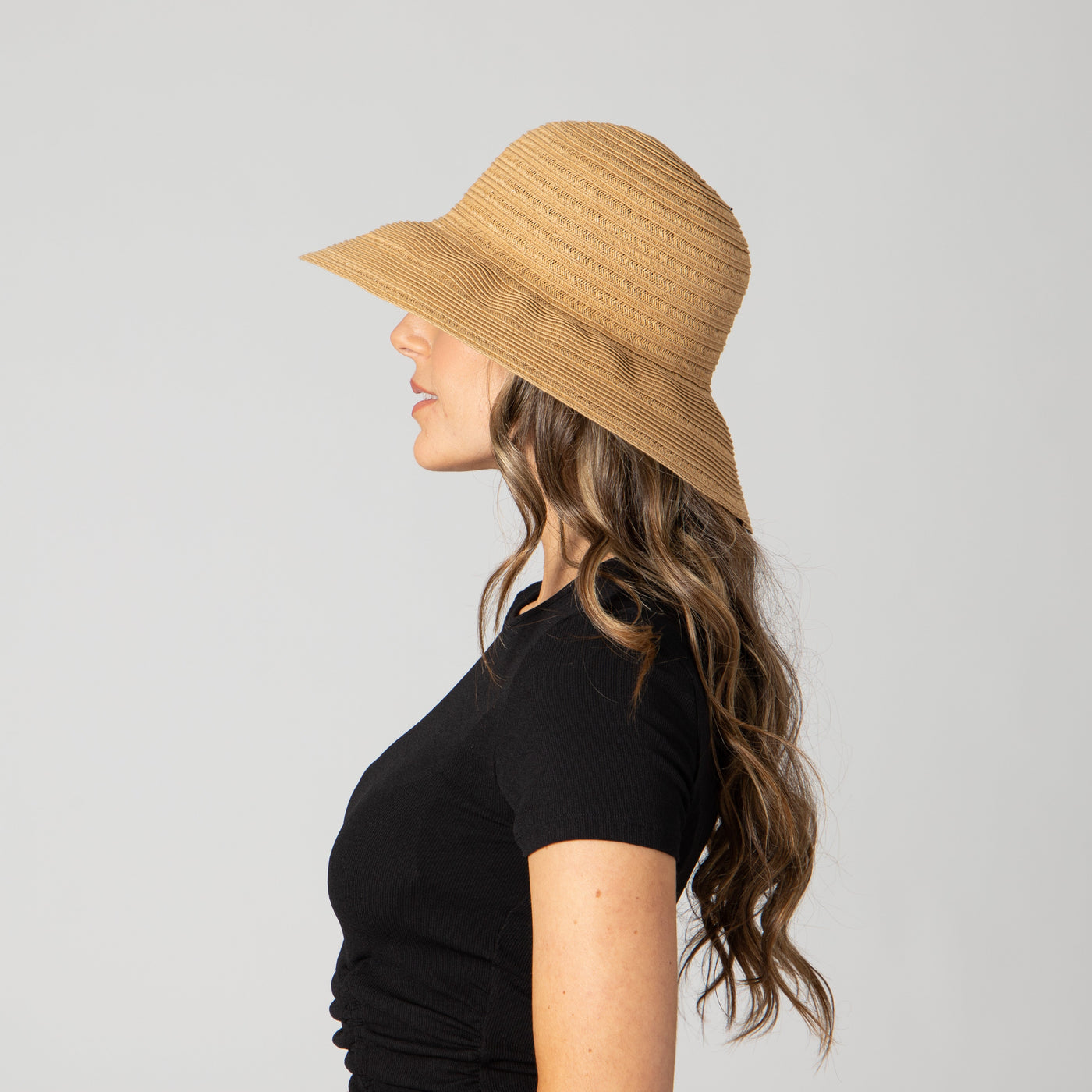 SUN BRIM - Women's Styleable Multi Way Paperbraid Sun Hat