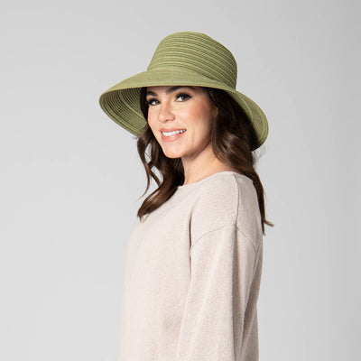 SUN BRIM - Women's Styleable Multi Way Paperbraid Sun Hat