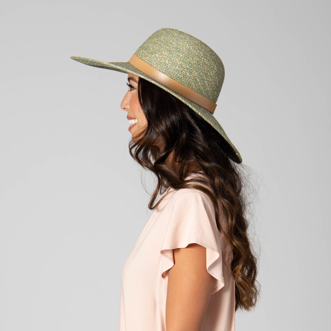 SUN BRIM - Sun Lounger - Women's Paperbraid Round Crown Sun Hat