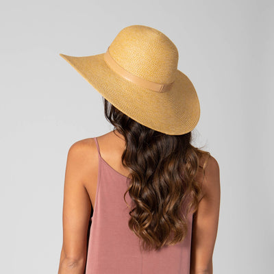 SUN BRIM - Sun Lounger - Women's Paperbraid Round Crown Sun Hat