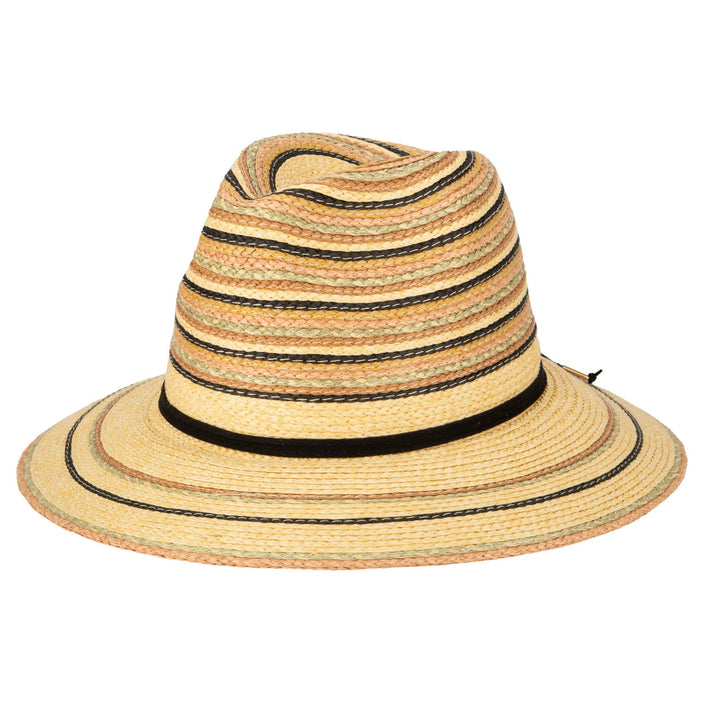 マリホジャ marihoja Paper Braid Down Brim Hat UPF 50+ Paper Braid Turned Up Brim Hat - Toast Tweed OSFM at