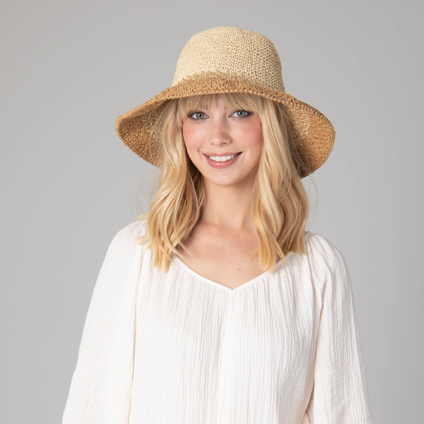 Women's Crochet Bucket Hat-BUCKET-San Diego Hat Company