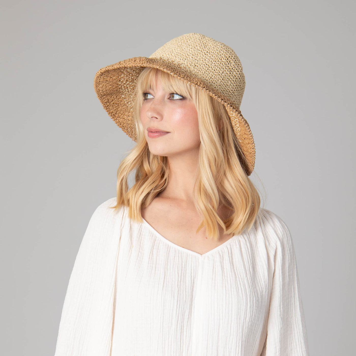 Women's Crochet Bucket Hat-BUCKET-San Diego Hat Company