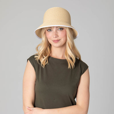 Women's Paperbraid Bucket Hat-BUCKET-San Diego Hat Company