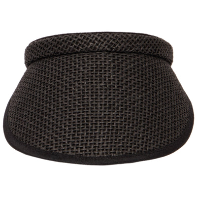 VISOR - Women's Woven Paper Clip On Visor