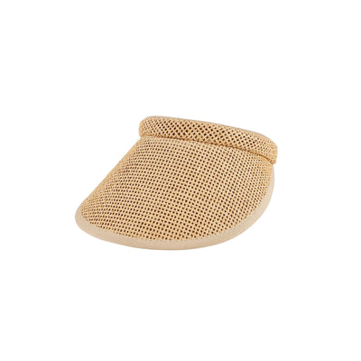 VISOR - Women's Woven Paper Clip On Visor