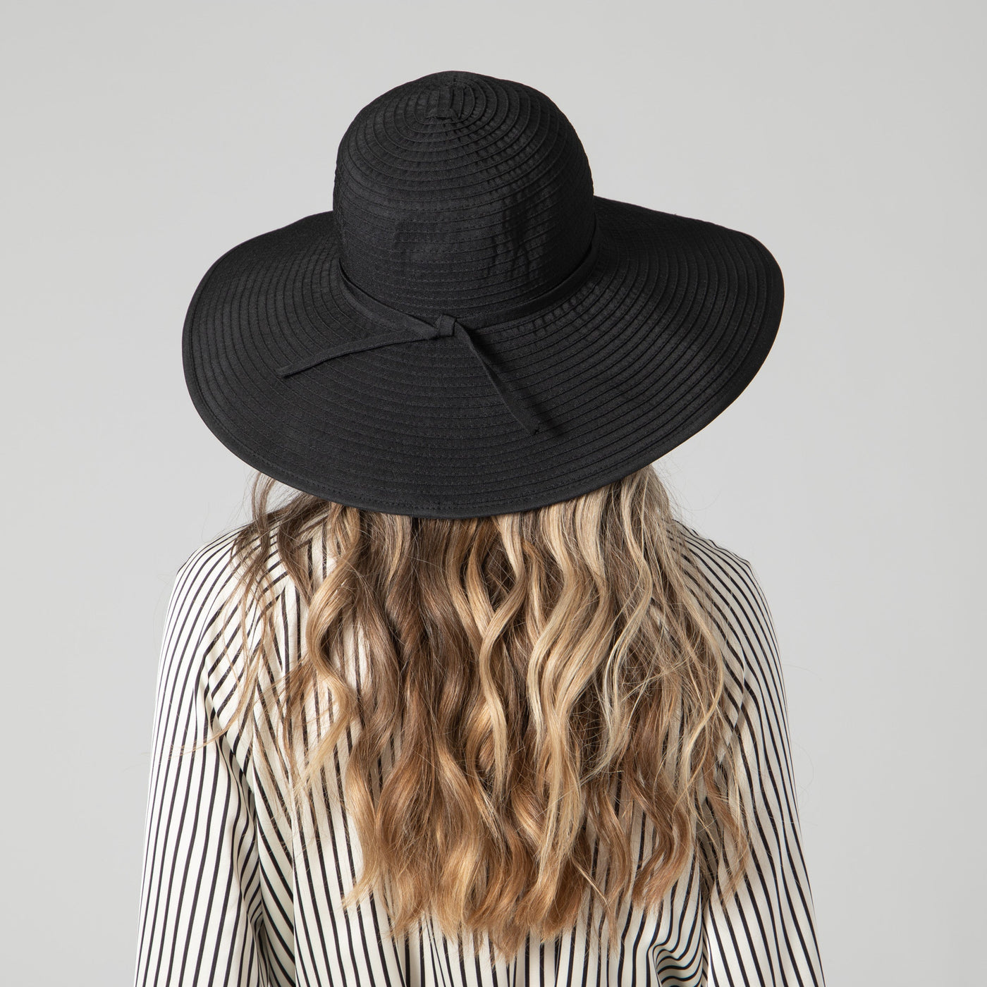 RIBBON - Women's Ribbon Braid Large Brim Hat