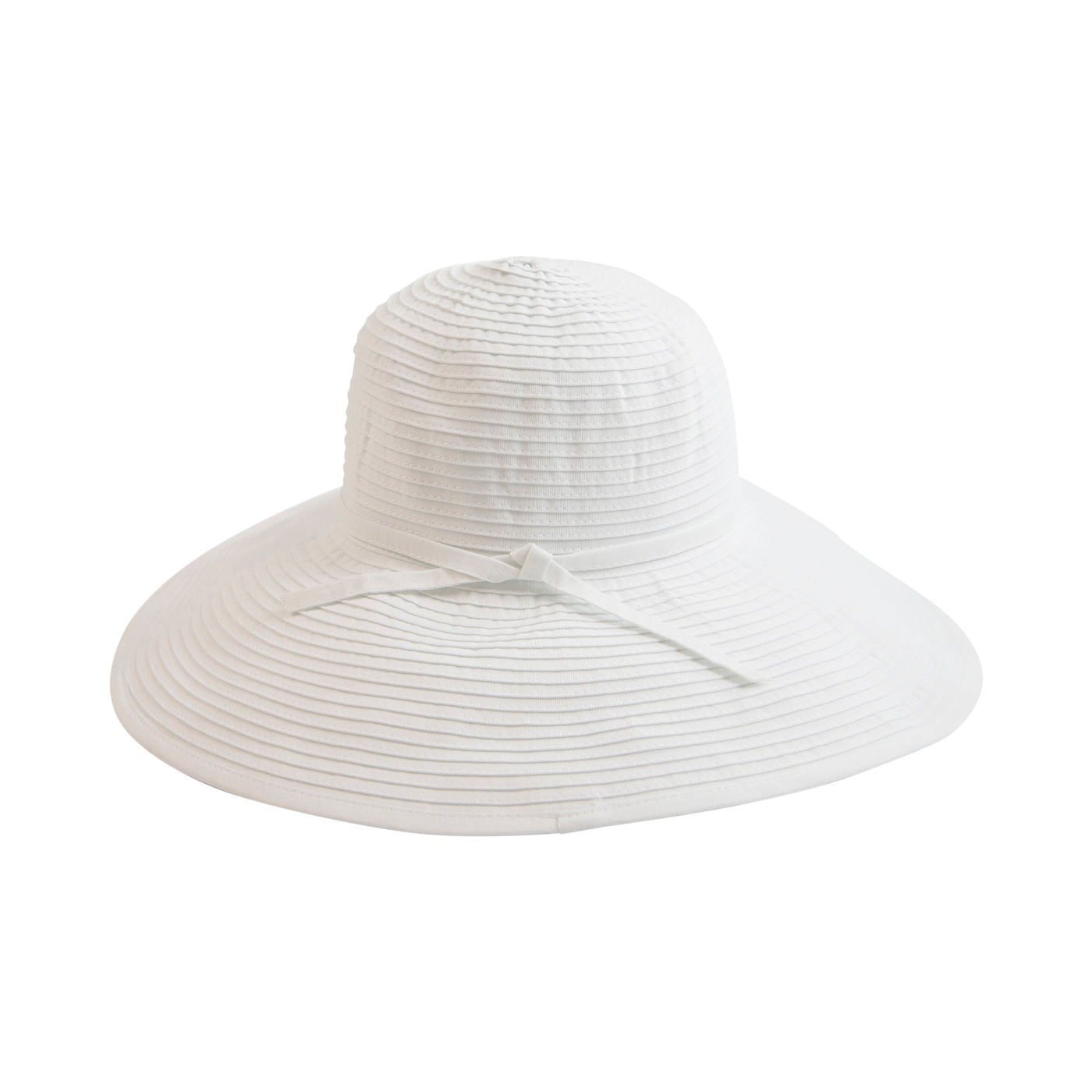 San Diego Hat Company Women's White Ribbon Braid Large Brim Hat