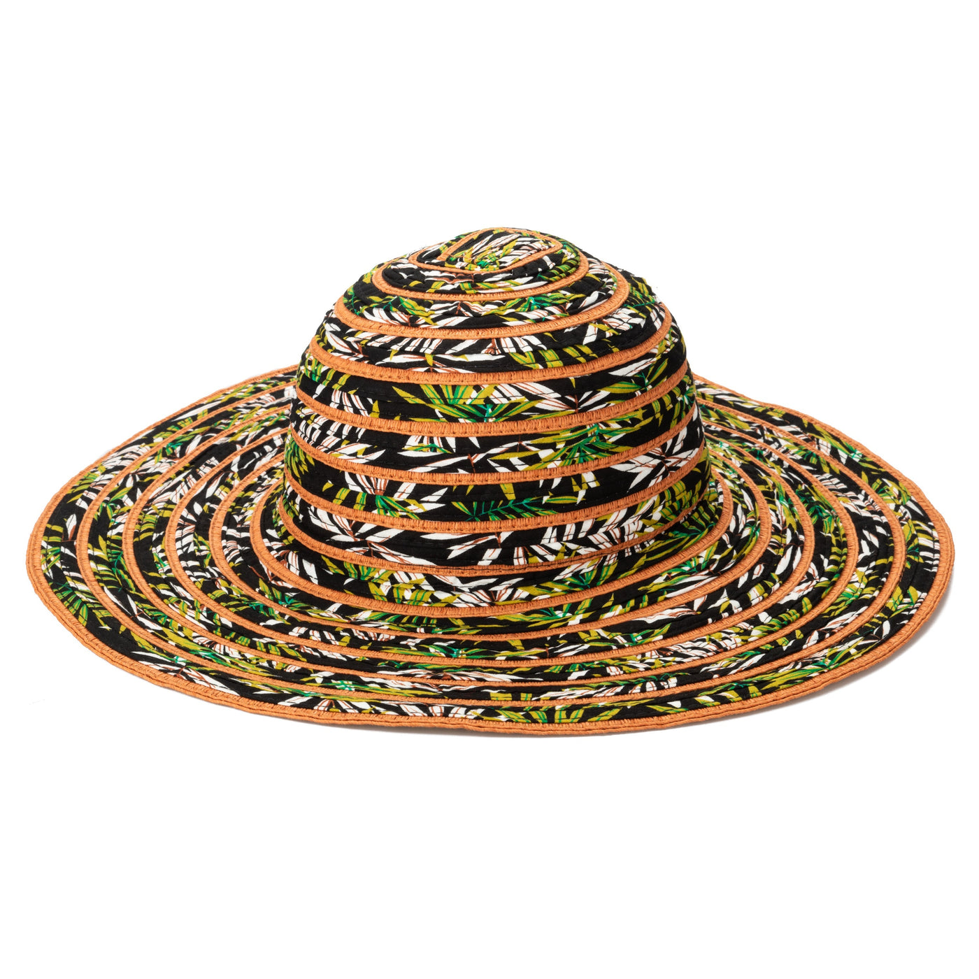 SUN BRIM - Women's Novelty Ribbon & Paperbraid Sun Hat