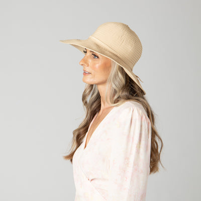 RIBBON - Women's Ribbon Medium Brim Floppy